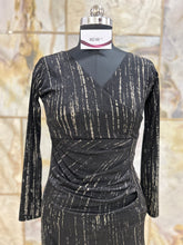 Bodycon Pleat Detail Dress Black